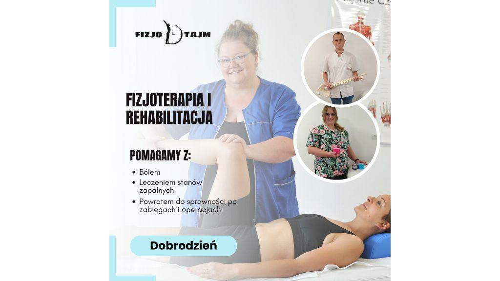 Zdjęcie na okładce dla Fizjo Tajm Rehabilitacja i Fizjoterapia Dobrodzień